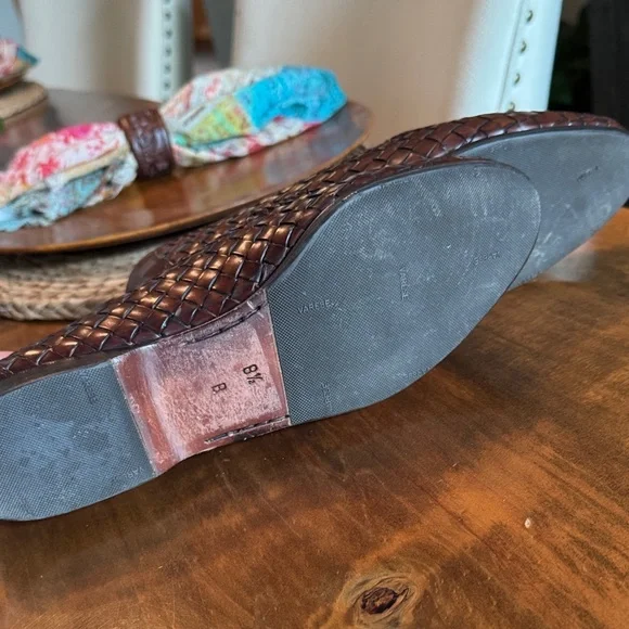 Cole Haan Women’s Dark Brown Woven Loafers - Picture 4 of 6